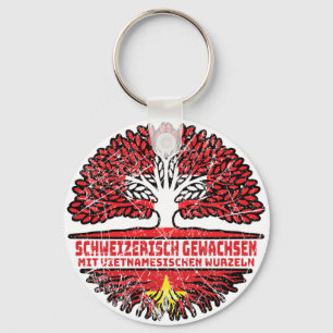 Porte-clés Vietnam Vietnamesisch Schweizer Schweiz Baum