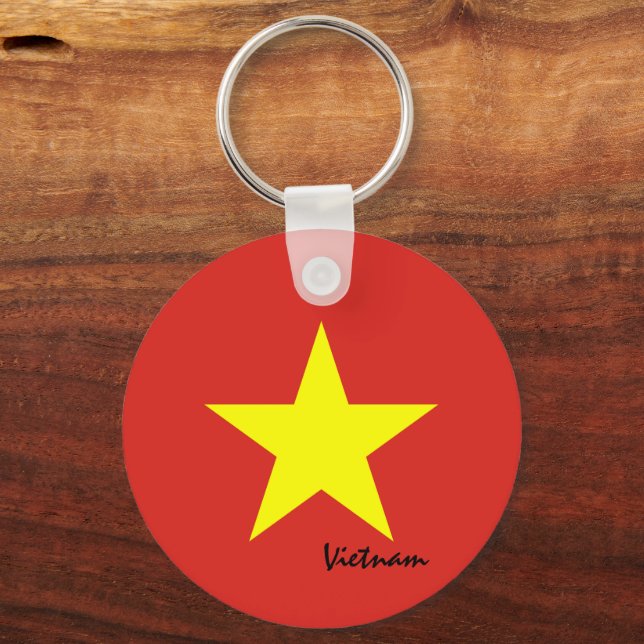 Porte-clés Vietnamese Flag & Vietnam holiday, patriots /sport (Recto)