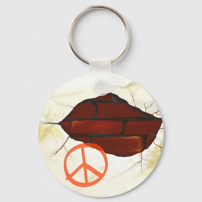 Porte-clés Vieux arrière - plan mural, porte - clé (Recto)