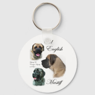 Porte-clés Vieux cadeaux anglais de mastiff