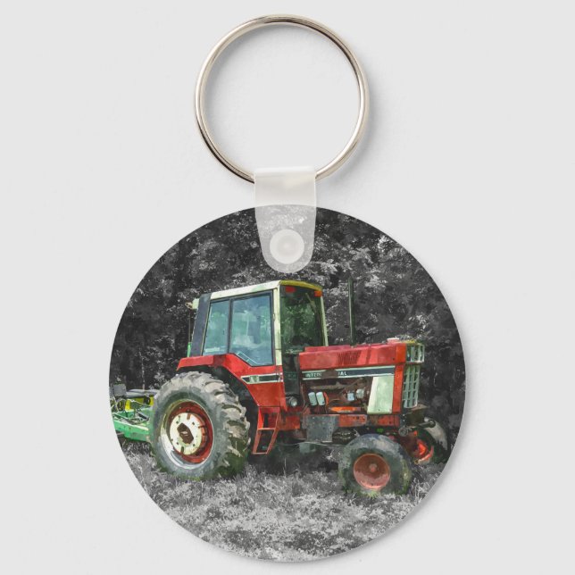 Porte-clés Vieux tracteur international (Recto)