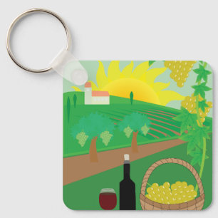 Porte-clés Vignoble