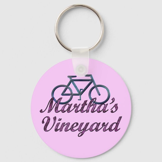 Porte-clés Vignoble Porte - clé à vélo (Recto)