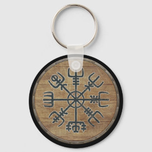 Porte-clés Viking Shield Keychain - Vegvisir