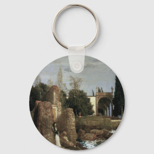 Porte-clés Villa By the Sea par Arnold Bocklin, Symbolisme Ar
