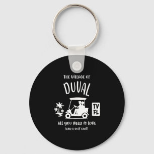 Porte-clés Village De Duval Tv Fl Golf Cart Design