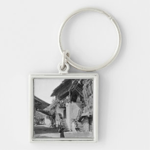Porte-clés Village du Valais, début du 20ème siècle