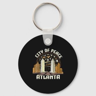 Porte-clés Ville de Paix Atlanta Souvenir Hommes Femmes Géorg
