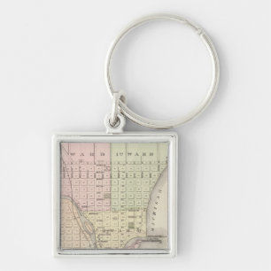Porte-clés Ville de Sheboygan, siège de comté de Sheboygan