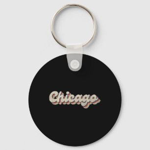 Porte-clés Ville des États-Unis des années 70 et 80 - Chicago
