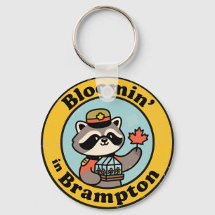 Porte-clés Ville Fleurie de Brampton Vintage