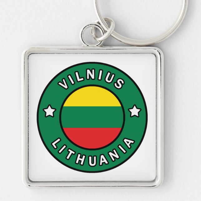 Porte-clés Vilnius Lituanie (Devant)