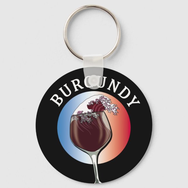 Porte-clés Vin de Bourgogne (Recto)