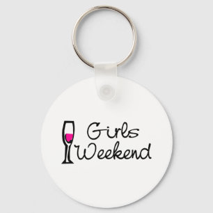 Porte-clés Vin de week-end de filles