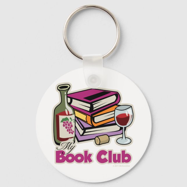 Porte-clés Vin : My Book Club (Recto)