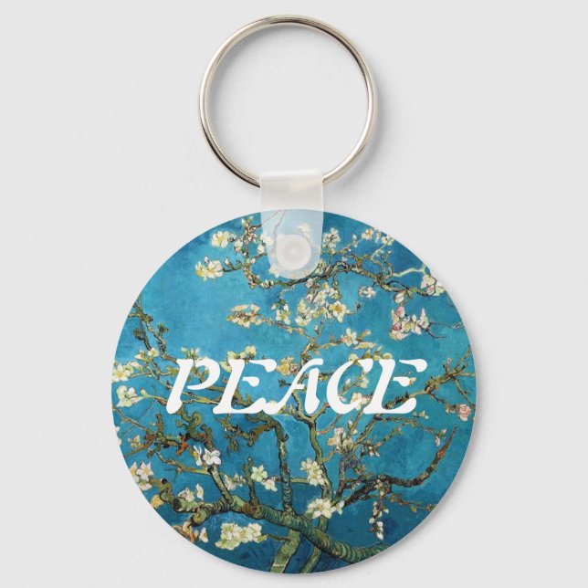 Porte-clés Vincent van Gogh, Amandier en fleurs (Recto)