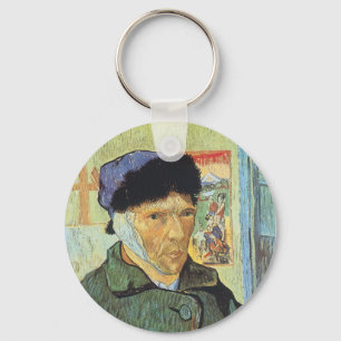Porte-clés Vincent van Gogh - Autoportrait avec l'oreille ban