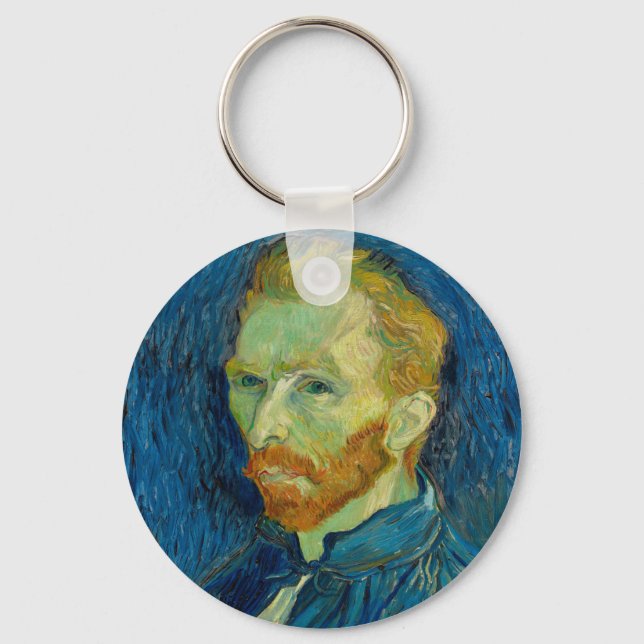 Porte-clés Vincent Van Gogh Autoportrait avec Palette Art (Recto)