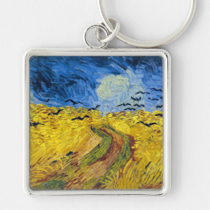 Porte-clés Vincent van Gogh - Champ de blé aux corbeaux