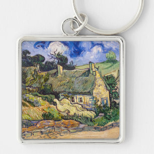 Porte-clés Vincent Van Gogh - Chaumières à Cordeville