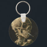 Porte-clés Vincent Van Gogh - Crâne avec cigarette brûlante<br><div class="desc">Vincent Van Gogh - Crâne avec cigarette brûlante</div>