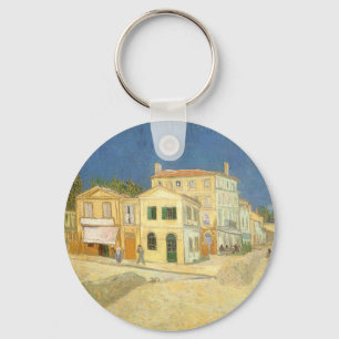 Porte-clés Vincent van Gogh - La Maison Jaune (La Rue)