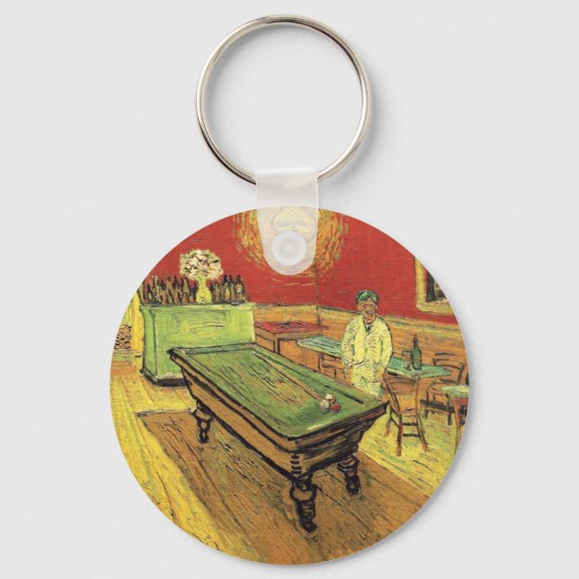 Porte-clés Vincent Van Gogh - Le Café de nuit Beaux-Arts (Recto)