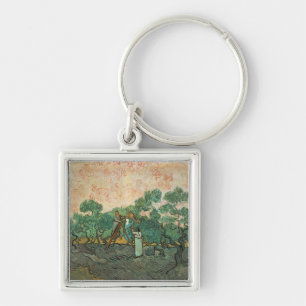 Porte-clés Vincent van Gogh les récolteuses olives,