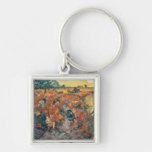 Porte-clés Vincent van Gogh Les vignobles rouges à Arles, 1