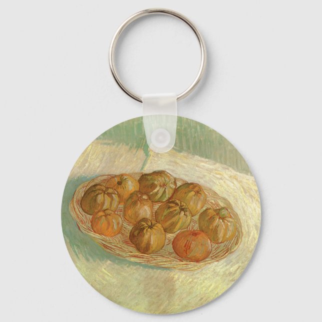 Porte-clés Vincent van Gogh - Nature morte - Panier de pommes (Recto)
