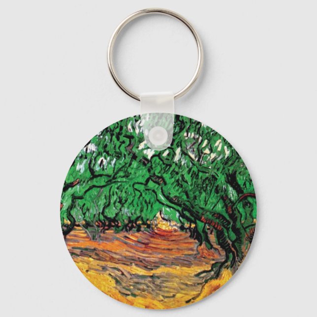 Porte-clés Vincent Van Gogh - Oliviers Beaux-Arts (Recto)