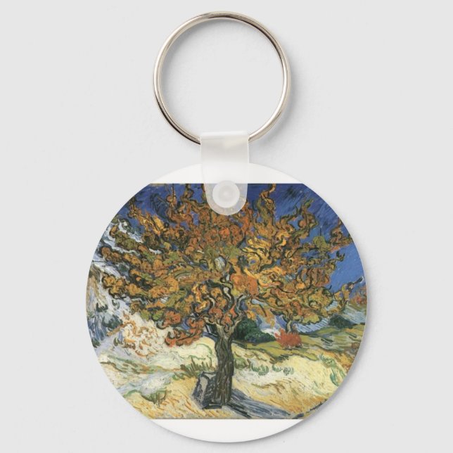 Porte-clés Vincent Van Gogh Peinture : Van Gogh Mulberry Tree (Recto)
