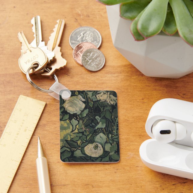 Porte-clés Vincent van Gogh - Roses et coléoptères (Bureau)
