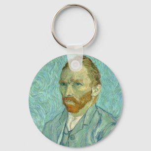 Porte-clés Vincent Van Gogh Self Portrait Blue Background