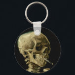 Porte-clés Vincent Van Gogh Skeleton avec une cigarette brûla<br><div class="desc">Vincent Van Gogh Skeleton avec un Porte - clé Vintage d'art fine brûlant</div>