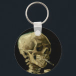 Porte-clés Vincent Van Gogh Skeleton avec une cigarette brûla<br><div class="desc">Vincent Van Gogh Skeleton avec un Porte - clé Vintage d'art fine brûlant</div>