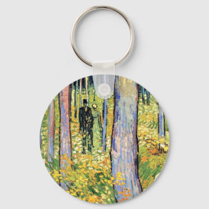 Porte-clés Vincent Van Gogh - Sous-bois avec deux personnages