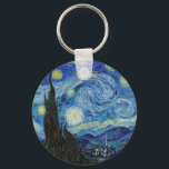Porte-clés Vincent Van Gogh Starry Nuit Vintage Art<br><div class="desc">Vincent Van Gogh Starry Nuit Vintage Art Porte - clé</div>