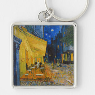 Porte-clés Vincent van Gogh - Terrasse de café la nuit