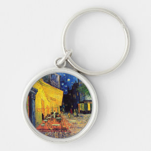 Porte-clés Vincent Van Gogh - Terrasse de café la nuit Beaux-