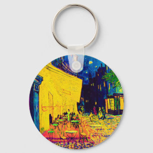 Porte-clés Vincent Van Gogh - Terrasse de café la nuit Pop Ar