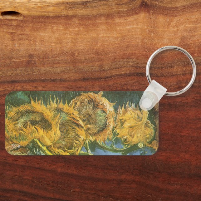 Porte-clés Vincent van Gogh - Vie morte : Quatre tournesols c (Recto)
