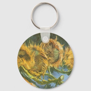 Porte-clés Vincent van Gogh - Vie morte : Quatre tournesols c