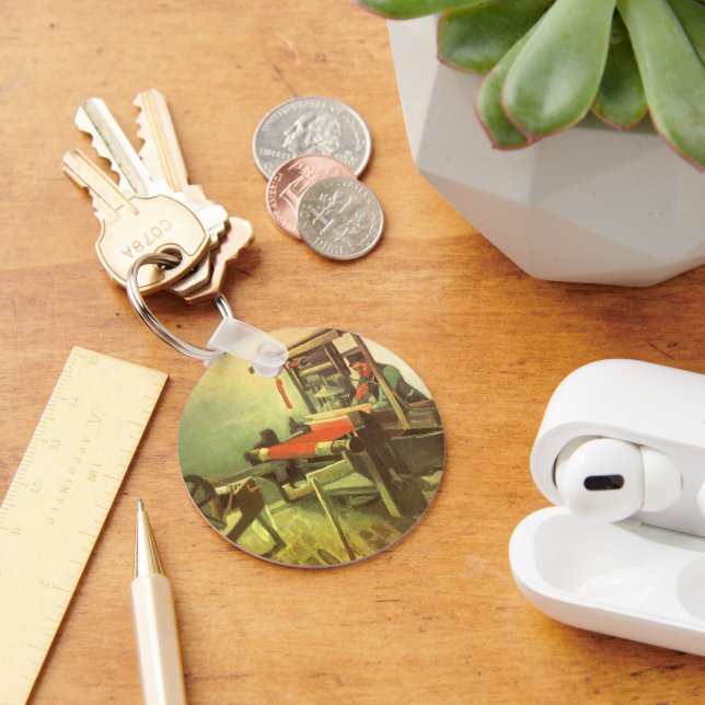 Porte-clés Vincent van Gogh Weaver face à la roue à rotation  (Bureau)