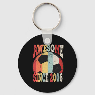 Porte-clés Vintage 13e Anniversaire Football Incroyable Depui