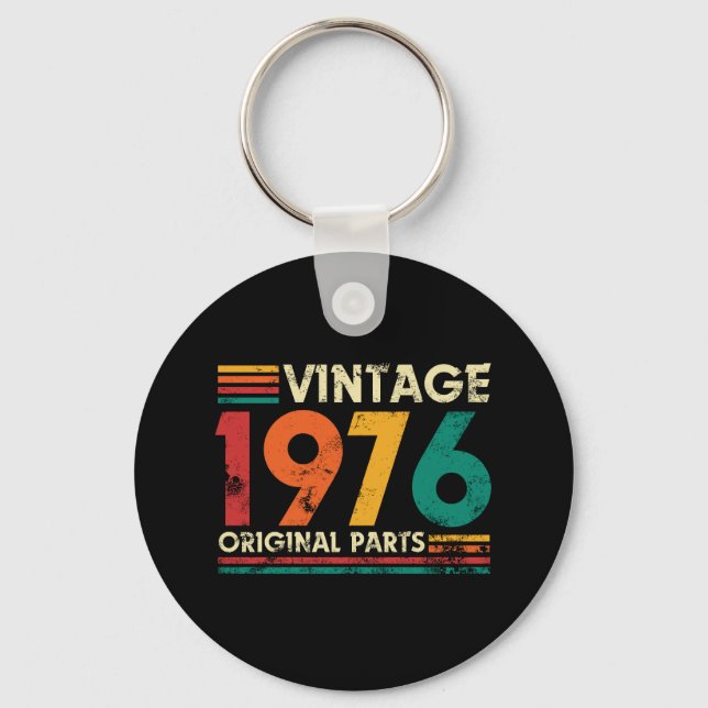 Porte-clés Vintage 1976 50th Birthday (Recto)