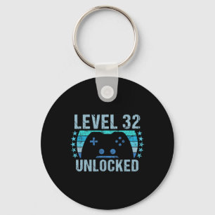 Porte-clés Vintage 32e anniversaire Cadeau 32 ans Garçon fill