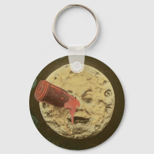 Porte-clés Vintage A Trip to the Moon Silent Movie
