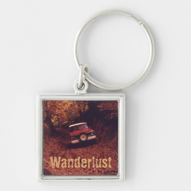 Porte-clés Vintage Americana Wanderlust (Devant)