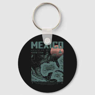 Porte-clés Vintage Beach Mens Femmes Golfe Du Mexique Est.155